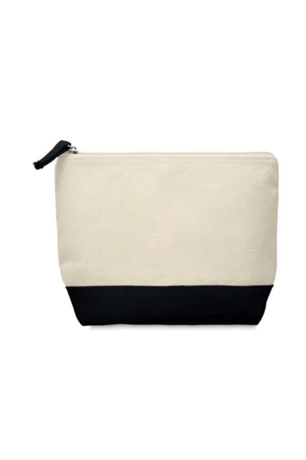 Cotton Canvas Zipper Pouch 